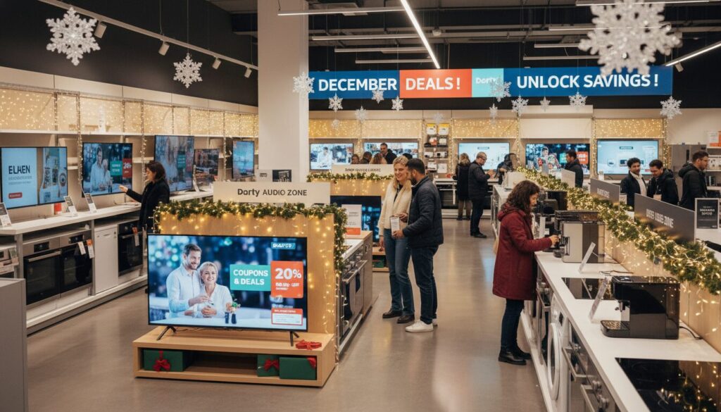 Profitez de tous les coupons et codes promo Darty valables en décembre 2025